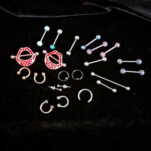 Piercing Jewelry Lot